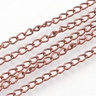 Točená reťaz Iron Copper 3x2x0,6mm 5m