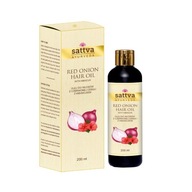 SATTVA Hair Oil Red Onion vlasový olej 200 ml