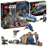 LEGO STAR WARS MANDALORA AMBUSH + stíhačka Y-Wing kapitána Rexa