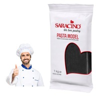 SARACINO TALIANSKÁ CUKROVÁ PASTA PLASTOVÁ POĽAVA ČIERNA 1kg