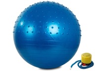 fitness gymnastická lopta 75cm modrá + pumpa