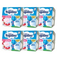 Nestlé Yogolino malinové mlieko a ovocný dezert po 6. mesiaci 400 g x6