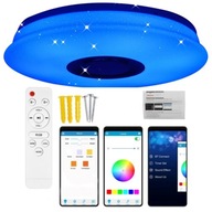 Stropné svietidlo LED RGB Bluetooth aplikácia Reproduktor Diaľkové ovládanie 60W 40cm