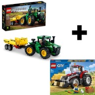 LEGO TECHNIC TRACTOR JOHN DEERE 9620R 42136 + LEGO 60287 DARČEKOVÁ SADA