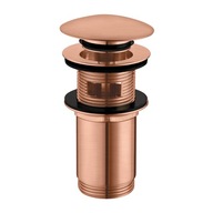 Omnires click-clack zátka BRUSHED COPPER A706CPB