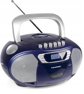 Boombox FM rádio, CD/MP3, USB, kazeta, Blaupunkt B110 BL