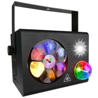 LIGHT4ME PARTY BOX disco efekt LED guľôčkové laserové stroboskopické gobo