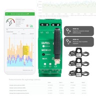 WiFi monitor energie MEW-01 3F ZAMEL notifikácie