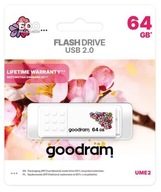 GOODRAM Pendrive UME2 64GB USB 2.0 Spring White