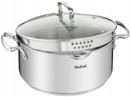 HRNIEC TEFAL DUETTO+ | 24CM 5L STRIEBORNÁ INDUKCIA