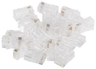 Lanberg priechodná zástrčka RJ45, kat.6 UTP 8P8C, 100 ks