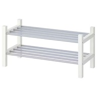 IKEA TJUSIG Polica na topánky, biela 79 cm