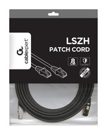 GEMBIRD PATCHCORD S/FTP RJ45 CAT.8 LSZH 5M ČIERNA