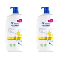 Head & Shoulders Citrus Fresh šampón proti lupinám set 800ml x2