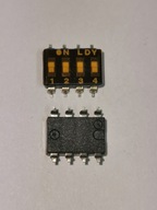 DIP-Switch 4 Augat 91376F-SMD