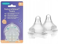 LANSINOH Stredný cumlík M 3-6m NaturalWave 2 ks