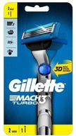 Gillette Mach3 Turbo 3D / Stroj s 2 kazetami