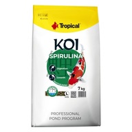 Tropické KOI Spirulina Krmivo pre KOI kapry, veľké granule "L" 7kg