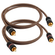 KÁBEL 2 RCA - 2x RCA PREPOJENIE AUDIO KÁBEL PROSON ARCTIC SERIES RCA 1m