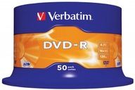 DVD-R AZO 4,7GB rýchlosť 16x torta 50 ks