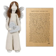 Keramická figúrka anjela strážneho ako darček k narodeninám