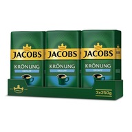 Jacobs Kronung Decaff mletá káva 3x250g