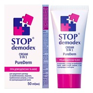 Krém na tvár 9v1 Pure Derm STOP DEMODEX Demodekóza Demodex Akné 50 ml