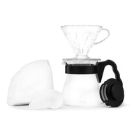 Hario V60 Pour Over Kit - odkvapkávacia + server + f