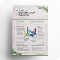 Plagát psychológ / psychoterapeut / psychiater