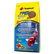 Tropical Pond Pellet Mix Krmivo pre Koi ryby, plávajúce guličky 5kg