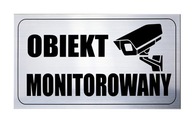 Plaketa MONITOROVANÝ OBJEKT gravírovaný 200X100