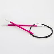 KnitPro Zing kruhové ihlice 5,0 mm; 60 cm