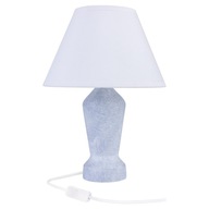 Mramorová nočná lampa Mona v sivej farbe