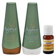 AGAVE sada po ošetrení šampón + kondicionér 2x250ml + regeneračný olej 10ml