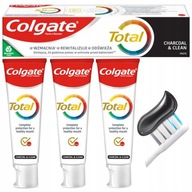 Zubná pasta COLGATE Total Charcoal Clean 3x75ml aktívne uhlie