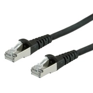 HODNOTA PatchCord S/FTP Cat.6a čierny 7m