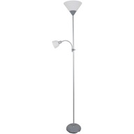 Stojacia lampa PLATINET E27 + E14, šedá