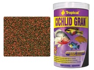 TROPICAL CICHLID GRAN 1000ml KRMIVA PRE CICHLIDY