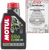 Motul 5100 4T 10W40 1L Polosyntetický motocyklový olej.