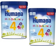 HUMANA 4 NÁSLEDNÉ MLIEKO PO 24 M+ 2x650g 2 BAL.