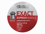 Diabolo JSB EXACT EXPRESS pelety 4,52 mm 1 balenie = 500 ks