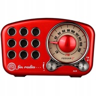 RÁDIO RETRO MINI FM FEEGAR BLUETOOTH MICRO SD Darček