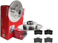 BREMBO ZADNÉ DISKY, DESTIČKY, RENAULT MEGANE III COMBI