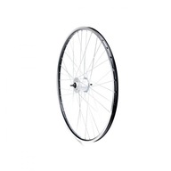 28 palcové koleso, predné s nábojom Shimano, čierny ráfik