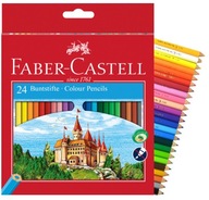 FABER-CASTELL pastelky, zámok, 24 farieb, 120124