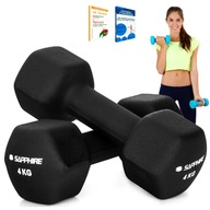 NEOPRÉNOVÉ činky činky 2x4KG fitness SET 8kg POTREBNÉ ZÁVAHY