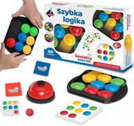 GENIUS KID VZDELÁVACIA LOGICKÁ HRA RÝCHLA LOGIKA 40 ELEMENTOV. ASKATO