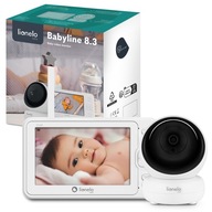 Elektronická opatrovateľka 360° OTOČNÁ kamera Lionelo Babyline 8.3 Full HD