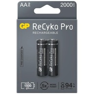 2x AA R6 2000mAh NiMH 1,2V batéria GP R