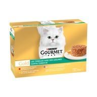 Gourmet Gold mix mäsa a zeleniny 12x85g